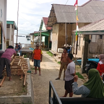 Masyarakat Bajau Wawonii Gotong Royong Siapkan Kalapaya dan Soppe’ untuk Kirab Budaya Konawe Kepulauan