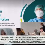 Ketum POSBI, Erni Bajau Ajukan 7 Usulan Daftar Inventarisasi Masalah dalam RUU Kesehatan ke Kemenkes RI untuk Masyarakat Pesisir, Pulau-Pulau Kecil, dan Masyarakat Perairan Laut